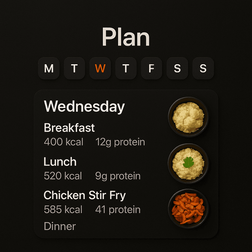 Plan your meals